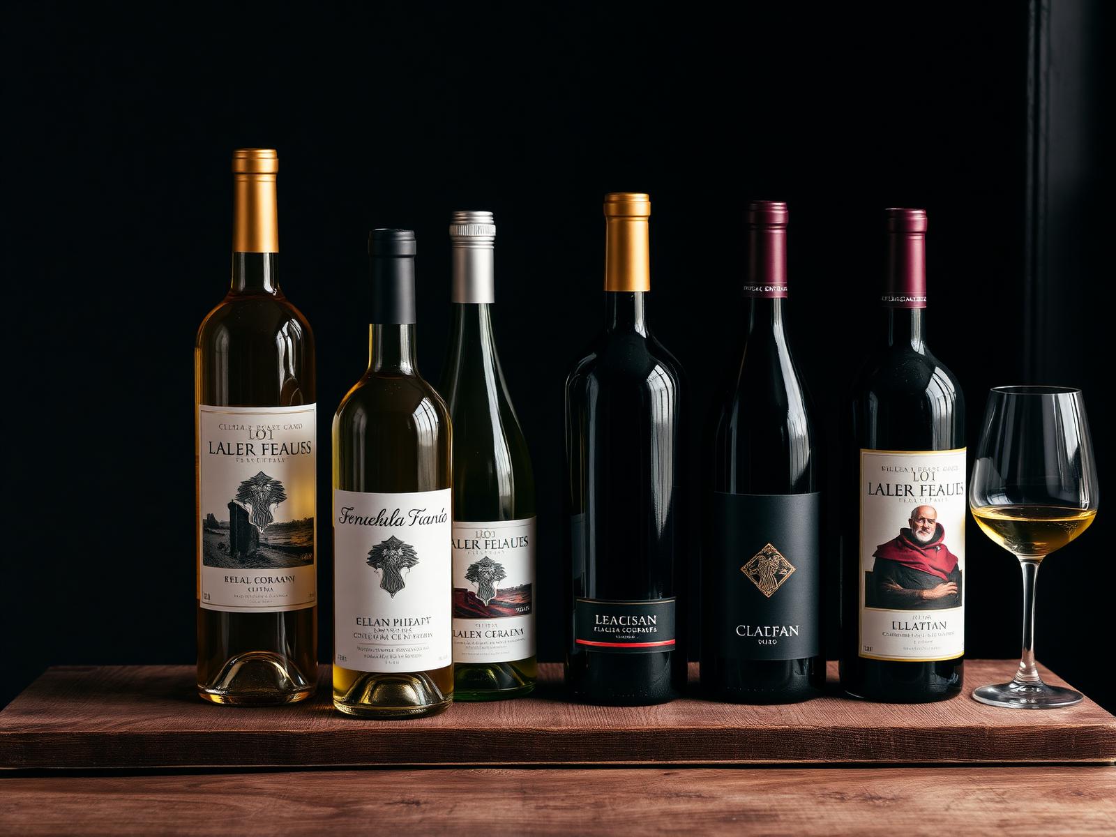 Italian wine bottles