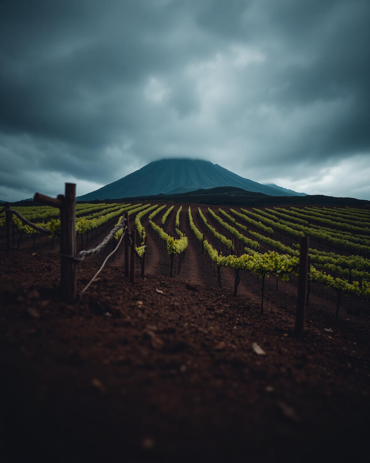 Sicily vineyard landscape