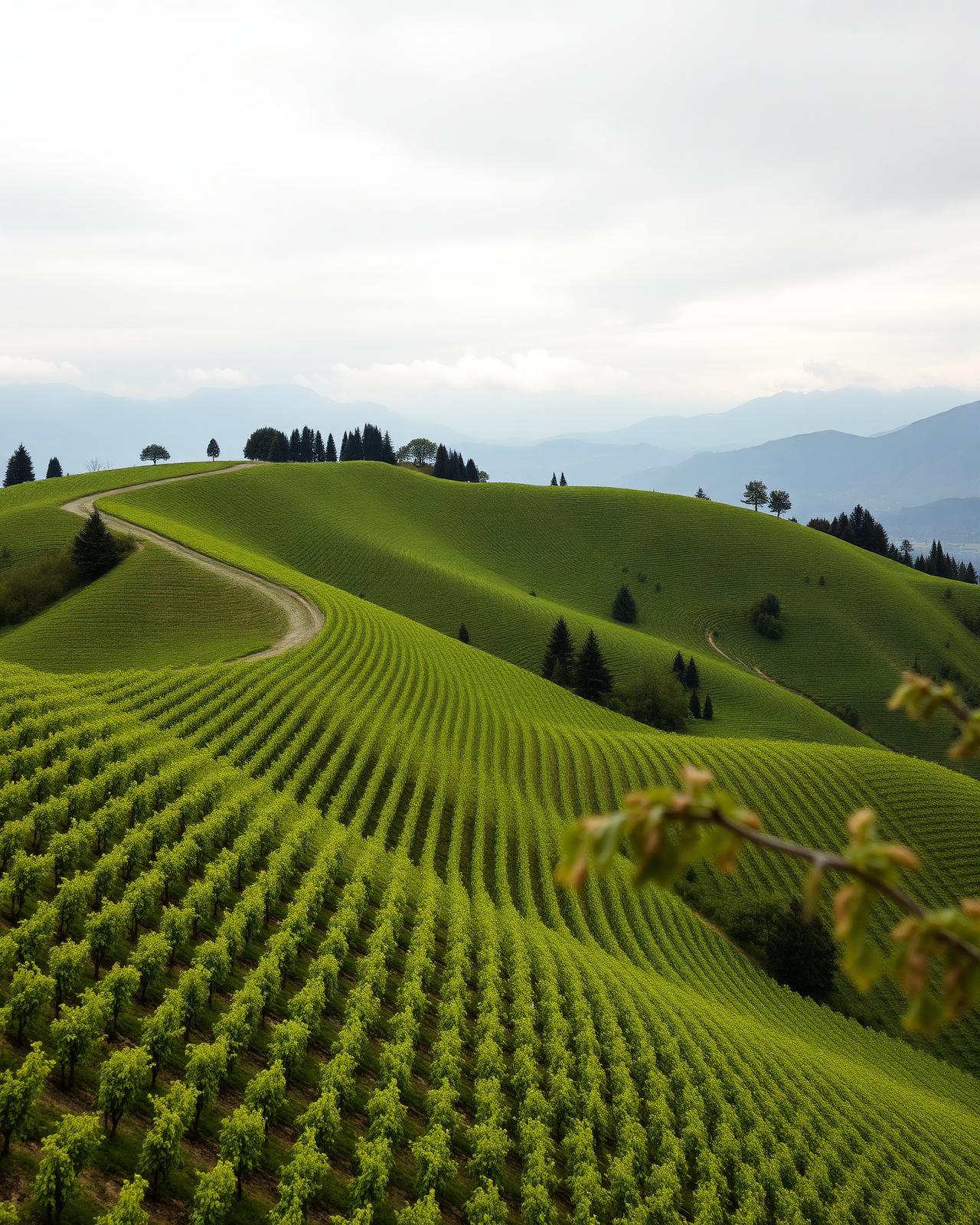 Veneto vineyard landscape